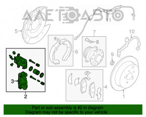 Suport spate dreapta Subaru Forester 14-18 SJ tip 1