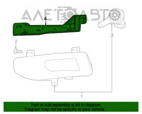 Suport PTF stânga Nissan Rogue 17- nou OEM original