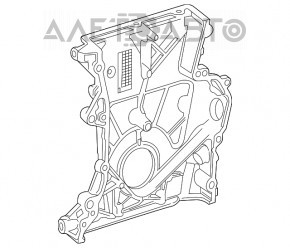 Capota motorului Mercedes CLA 250 14-19 2.0T