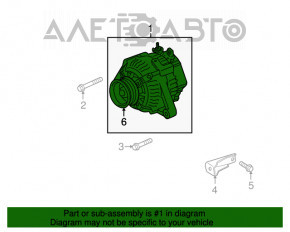 Generatorul Lexus ES350 07-09