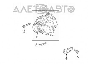 Generatorul Lexus ES350 07-09