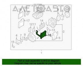 Radiatorul încălzitorului pentru Nissan Murano z51 09-14