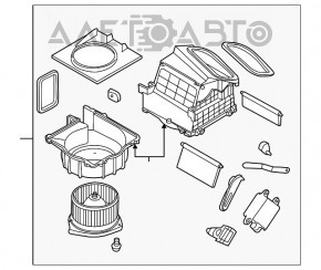 Печка в сборе Nissan 350z