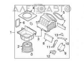 Печка в сборе Nissan 350z