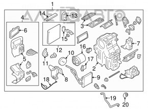 Arzător complet Nissan Versa Note 13-19