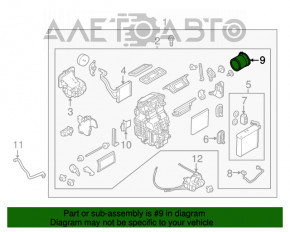 Motorul ventilatorului de încălzire Nissan Versa Note 13-19