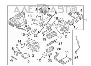 Evaporator Nissan Leaf 11-17