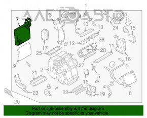 Evaporator Infiniti FX35 FX45 03-08