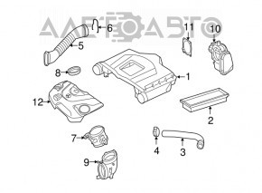 Capacul motorului Mercedes W221 M273