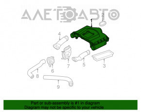 Corpul filtrului de aer Mercedes W221 M272 M273