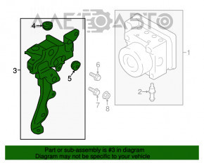 Suport ABS pentru Subaru Legacy 15-19