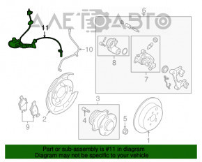 Senzor ABS spate stânga Subaru Legacy 15-19