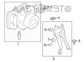 ABS ABS Subaru Impreza 17- GK cu eyesight