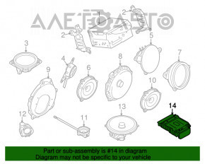 Усилитель аудио Infiniti G25 G35 G37 4d 06-14