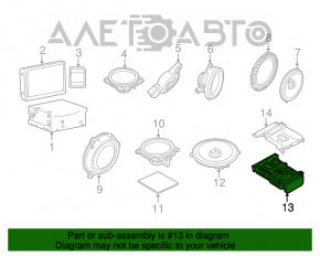 Amplificatorul Infiniti Q50 14-15 Bose