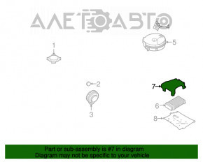 Capacul amplificatorului Infiniti QX30 17- BOSE