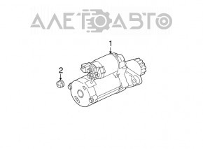 Starter Toyota Solara 2.4 04-08 nou original OEM