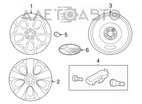 Комплект дисков R17 4шт Subaru XV Crosstrek 13-17