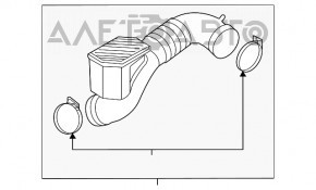 Conducta de aer Hyundai Tucson 16-20 2.0 noua originala OEM