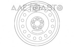 Roata de rezerva pentru Subaru Forester 19- SK R17 145/80