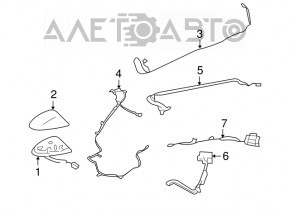 Antena Nissan Sentra 13-19