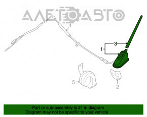 Antena Infiniti FX35 FX45 03-08