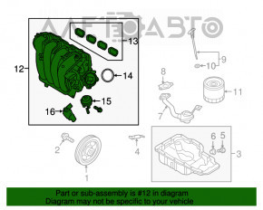 Colector de admisie Hyundai Tucson 16-18