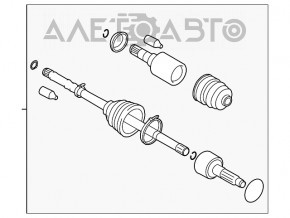 Ax cu roți față stânga Subaru XV Crosstrek 13-17