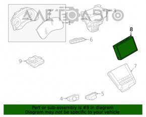 Monitor, display, navigație Infiniti QX50 19-