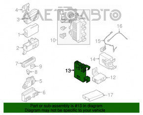 Modulul de control al caroseriei BCM COMPUTER Nissan Murano z50 03-08