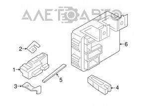 BCM Body Control Module Nissan Maxima A36 16-