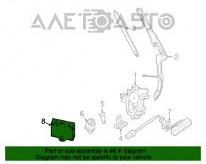 ASAMBLAREA CONTROLERULUI DE PUTERE, USA DIN SPATE Infiniti JX35 QX60 13-