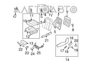 Control Module Seat Infiniti G35 06-14