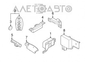 Antena keyless Nissan Pathfinder 13-20