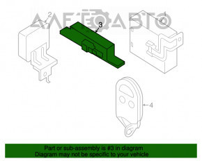 Antena keyless Nissan Maxima A36 16- 5WK4 8776 7153 AD