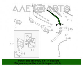 Leash stânga a fărașului Infiniti FX35 FX45 03-08