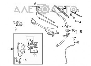 Leash stânga a fărașului Infiniti FX35 FX45 03-08