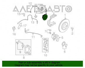 Rulment roata fata stanga Mini Cooper Clubman R55 07-14