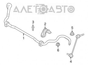 Тяга стабилизатора передняя правая BMW X5 E70 07-13
