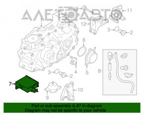 TRANSMISSION CONTROL MODULE Nissan Leaf 11-12