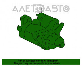 Стартер Honda Civic X FC 16-21 1.5T