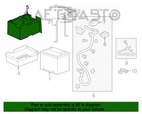 Capacul bateriei Acura MDX 14-15