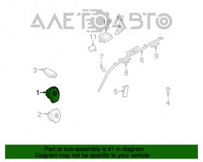 Airbagul de siguranță în volan pentru șoferul BMW X5 E70 07-13