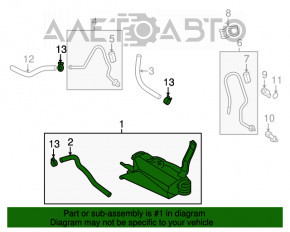 Radiator de răcire pentru cutia de viteze Toyota Highlander 08-13 3.5