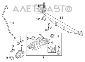 Diferențialul spate reductor Mini Cooper Countryman R60 10-16