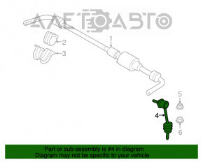 Bara de stabilizare spate stânga pentru BMW X5 E70 07-13