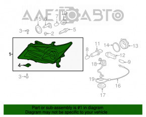 Far dreapta față goală Acura MDX 07-13