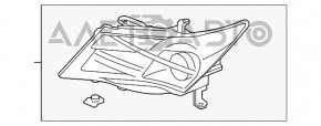 Far stânga față goală Acura MDX 07-13