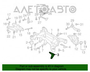 Capacul de protecție a suspensiei spate, stânga față, BMW X5 X6 E70 E71 07-13