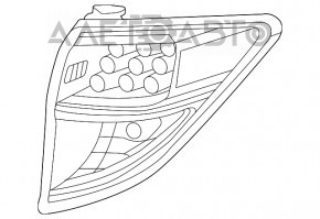 Lampa exterioară aripă dreapta Honda HR-V 16-22